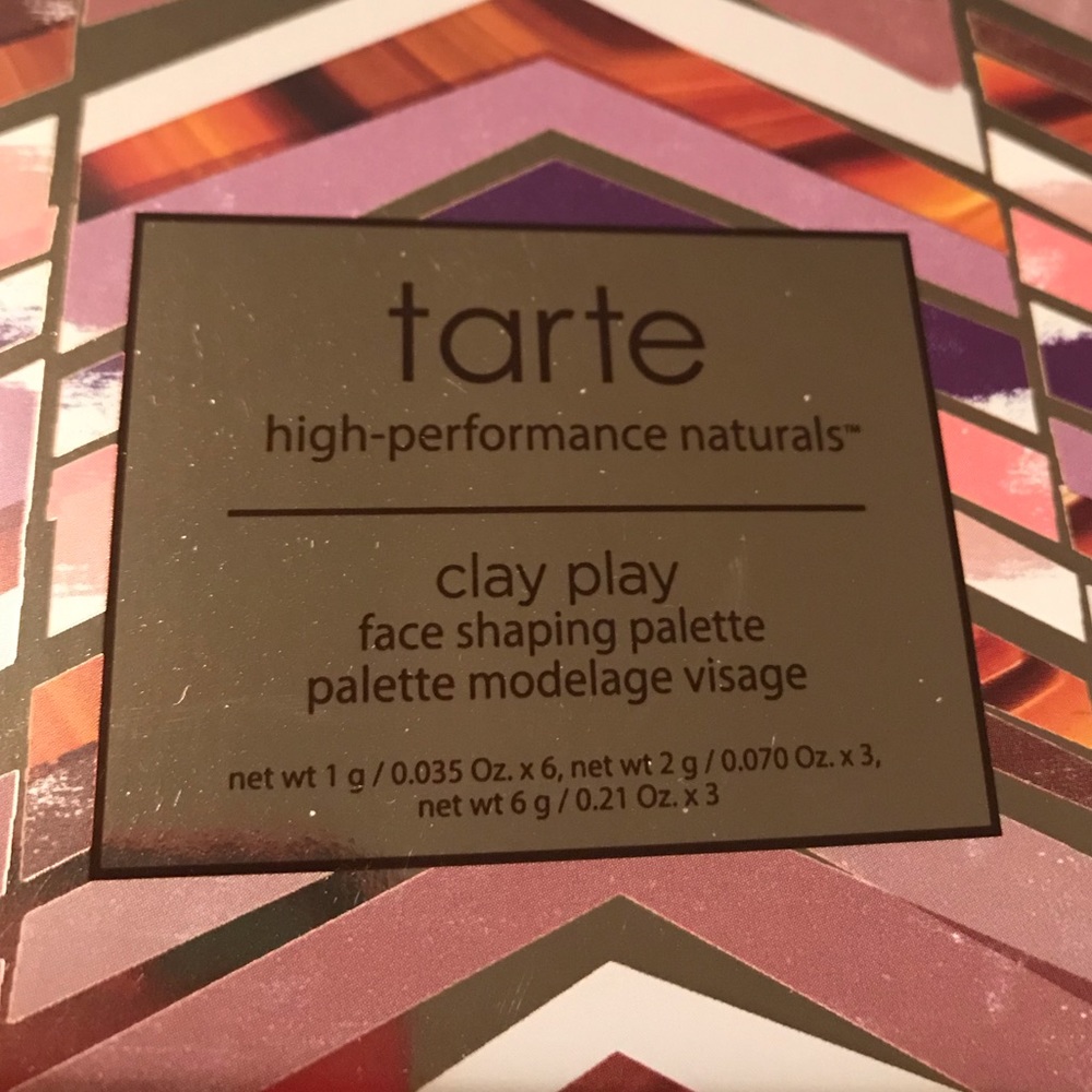 Tarte clay play face shaping palette